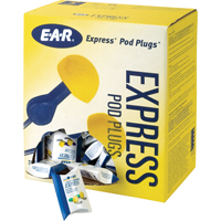 E-A-R Express Pod Plugs Earplugs, Uncorded, Bulk - Pillow Pack, 25 dB NRR, One-Size R.M.G. Prévention