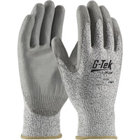 Gants r&eacute;sistants aux coupures G-Tek PolyKor, Taille T-petit, Calibre 13, Rev&ecirc;tement Polyur&eacute;thane, Enveloppe en Fil technique, ANSI/ISEA 105 niveau 3 R.M.G. Prévention