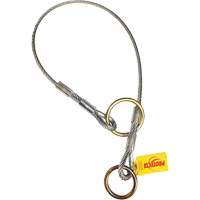 Adaptateur pour c&acirc;ble &agrave; deux anneaux, Fixation universelle, Usage Temporaire R.M.G. Prévention