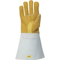 Gants de soudage TIG, Cuir fleur de d'&eacute;lan, Taille Petit R.M.G. Prévention