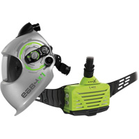 e3000x Welding Belt-Mount PAPR System, Headcover & Faceshield/Welding Helmet, Lithium-Ion Battery R.M.G. Prévention