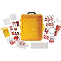 Station de cadenassage &eacute;lectrique avec cadenas de s&eacute;curit&eacute; en nylon utilisant des cl&eacute;s diff&eacute;rentes, Cadenas Plastique, Capacit&eacute; de 60, Cadenas Compris R.M.G. Prévention