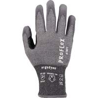 ProFlex 7071 PU Coated Cut-Resistant Gloves, Size Small, 18 Gauge, Polyurethane Coated, HPPE/Tungsten Shell, ASTM ANSI Level A7/EN 388 Level F R.M.G. Prévention