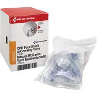 SmartCompliance&reg; Refill CPR Faceshield with One-Way Valve, Single Use Faceshield, Class 2 R.M.G. Prévention