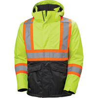 Alta Winter Jacket, Polyester, Black/High Visibility Lime-Yellow, Small R.M.G. Prévention