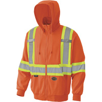 6940 Zip Style Hoodie, Small, High Visibility Orange R.M.G. Prévention