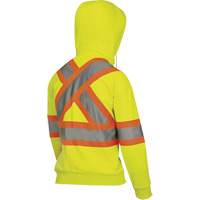 6925W Women's Zip Style Hoodie, X-Small, High Visibility Yellow R.M.G. Prévention