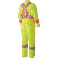 5999A Traffic Safety Coveralls, X-Small, High Visibility Lime-Yellow R.M.G. Prévention