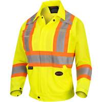 5999JW Women's Traffic Safety Jacket, Polyester, High Visibility Lime-Yellow, X-Small R.M.G. Prévention