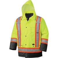 5021BB Waterproof 7-in-1 Parka, High Visibility Lime-Yellow, X-Small R.M.G. Prévention
