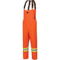 5053 The Rock 300D Insulated Bib Pants, Polyester, Small, High Visibility Orange R.M.G. Prévention