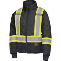 5017 Quilted Freezer Jacket, Polyester, Black, X-Small R.M.G. Prévention