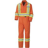 5513T Industrial Wash Coveralls, 40 (Tall), High Visibility Orange R.M.G. Prévention