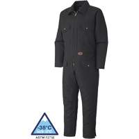 520A Quilted Duck Coveralls, Men's, Black, Size Small R.M.G. Prévention