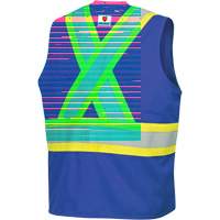 7730 FR-Tech&reg; Flame-Resistant Arc Safety Vest, Small, Royal Blue, 10 cal/cm² R.M.G. Prévention