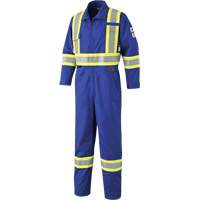 7704 Combinaison &agrave; haute visibilit&eacute; FR-Tech, Taille 42, Bleu royal, 10 cal/cm²/9,7 cal/cm² R.M.G. Prévention