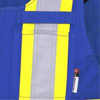 7714 FR-Tech&reg; Flame-Resistant Overalls, Small, Royal Blue R.M.G. Prévention