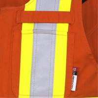 7712 FR-Tech&reg; Flame-Resistant Overalls, Small, High Visibility Orange R.M.G. Prévention