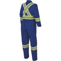 7706 FR-Tech&reg; Flame-Resistant Coverall with Leg Zippers, Size 36, Royal Blue, 9.7 cal/cm² R.M.G. Prévention