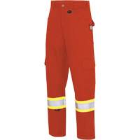 7765 FR-Tech&reg; 88/12 Arc Rated High-Visibility Safety Cargo Pants, 30, x 32, High Visibility Orange, 10 cal/cm² R.M.G. Prévention