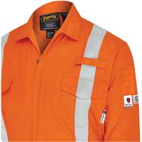 7702BB FR-Tech&reg; 2-Tone Safety Coverall, Size 36, Navy Blue/Orange, 10 cal/cm² R.M.G. Prévention