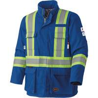 5523 Flame-Resistant Safety Parka, Small, Royal Blue, 58 cal/cm² R.M.G. Prévention