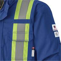 5523 Flame-Resistant Safety Parka, Small, Royal Blue, 58 cal/cm² R.M.G. Prévention