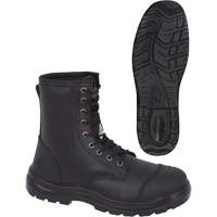 1027 Black 8" Work Boots, Leather, Steel Toe, Size 10 R.M.G. Prévention