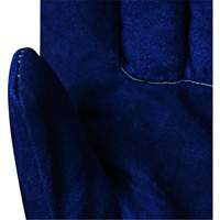 630 Blue Insulated Fitter's Gloves, One Size, Split Cowhide Palm, Boa Inner Lining R.M.G. Prévention