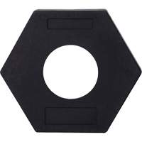 2320 Stackable Delineator Base, 17 lbs. R.M.G. Prévention