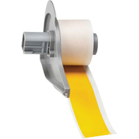 All-Weather Permanent Adhesive Label Tape, Vinyl, Yellow, 1" Width R.M.G. Prévention