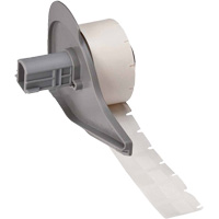 Self-Laminating Wrap-Around Wire & Cable Labels, Vinyl, 0.5" L x 0.75" H, White R.M.G. Prévention
