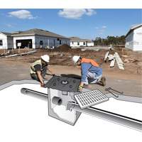 Bac de r&eacute;tention grande capacit&eacute; Ultra-Drain Guard, Huile & s&eacute;diments, 60" lo x 60" la R.M.G. Prévention