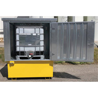 Couvercle rigide en acier Ultra-IBC, 71,1" lo x 83,1" la x 66,3" h, Capacit&eacute; de charge 5640 lb R.M.G. Prévention