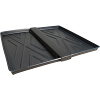 Double-Tray Ultra-Rack Containment Tray&reg;, 48" L x 44" W x 2.8" H, 16 US gal. Spill Capacity R.M.G. Prévention