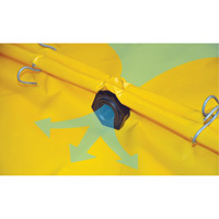 Ultra-Spill Deck flexible, &agrave; vessie, 4 barils, Capacit&eacute; de d&eacute;versement 110 gal. US, 51" x 48" x 5" R.M.G. Prévention