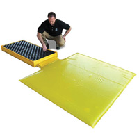 Ultra-Spill Deck flexible, &agrave; vessie, 2 barils, Capacit&eacute; de d&eacute;versement 88 gal. US, 48" x 27" x 5" R.M.G. Prévention
