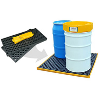 Ultra-Spill Deck flexible, &agrave; vessie, 4 barils, Capacit&eacute; de d&eacute;versement 110 gal. US, 51" x 48" x 5" R.M.G. Prévention