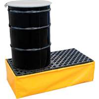 2-Drum Flexible Ultra-Spill Pallet&reg;, 66 US gal. Spill Capacity, 48" x 24" x 14" R.M.G. Prévention