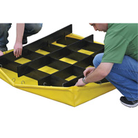4-Drum Flexible Ultra-Spill Pallet&reg;, 66 US gal. Spill Capacity, 48" x 48" x 7" R.M.G. Prévention