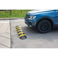 Speed Bump Kit, Rubber, 4' L x 11" W x 2" H R.M.G. Prévention