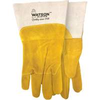 Gants de soudure robustes, Cuir fleur de ch&egrave;vre/Cuir de vache refendu, Taille Moyen R.M.G. Prévention