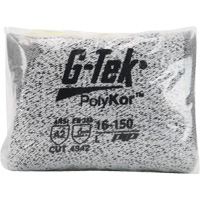Gants r&eacute;sistants aux coupures G-Tek en tricot sans couture, Taille T-petit, Calibre 13, Rev&ecirc;tement Polyur&eacute;thane, Enveloppe en PolyKor, ASTM ANSI niveau A2/EN 388 niveau B R.M.G. Prévention