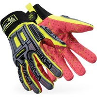 Gants r&eacute;sistants aux coupures Rig Lizard 2028X, 6/T-petit, Paume en Synth&eacute;tique/PEHP, Poignet &eacute;lastique/Boucle et crochet R.M.G. Prévention