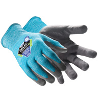 Gants r&eacute;sistants aux coupures Helix 3055 Bamboo TwinFlex, Taille 5/2T-petit, Calibre 18, Rev&ecirc;tement Nitrile, Enveloppe en PEHP/Polyamide, ASTM ANSI niveau A4 R.M.G. Prévention