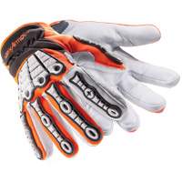Gants r&eacute;sistants aux chocs Chrome SLT Oasis 4073, 6/T-petit, Paume en Ch&egrave;vre, Poignet Boucle et crochet R.M.G. Prévention