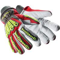 Gants r&eacute;sistants aux chocs Chrome SLT Winter 4073, 6/T-petit, Paume en Ch&egrave;vre, Poignet Poignet en tricot R.M.G. Prévention