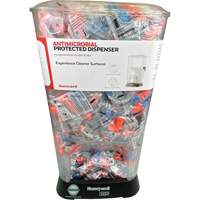 Distributeur de bouchons doreille filaires HL400 AM avec boîte de bouchons doreille Max-30 R.M.G. Prévention