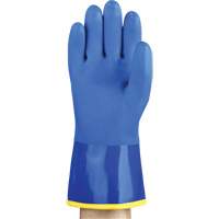 AlphaTec&reg; 23-202 PVC Gloves, Size 8, 11.8" L, Cotton, Fleece Inner Lining R.M.G. Prévention