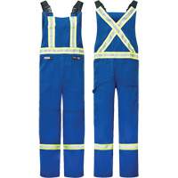 Westex&reg; DH Antistatic 6.5 oz. Flame Resistant Bib Pants, Small, Royal Blue R.M.G. Prévention